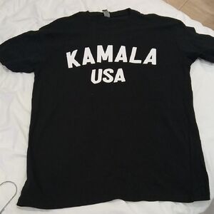 Kamala USA Black Short Sleeve Tee